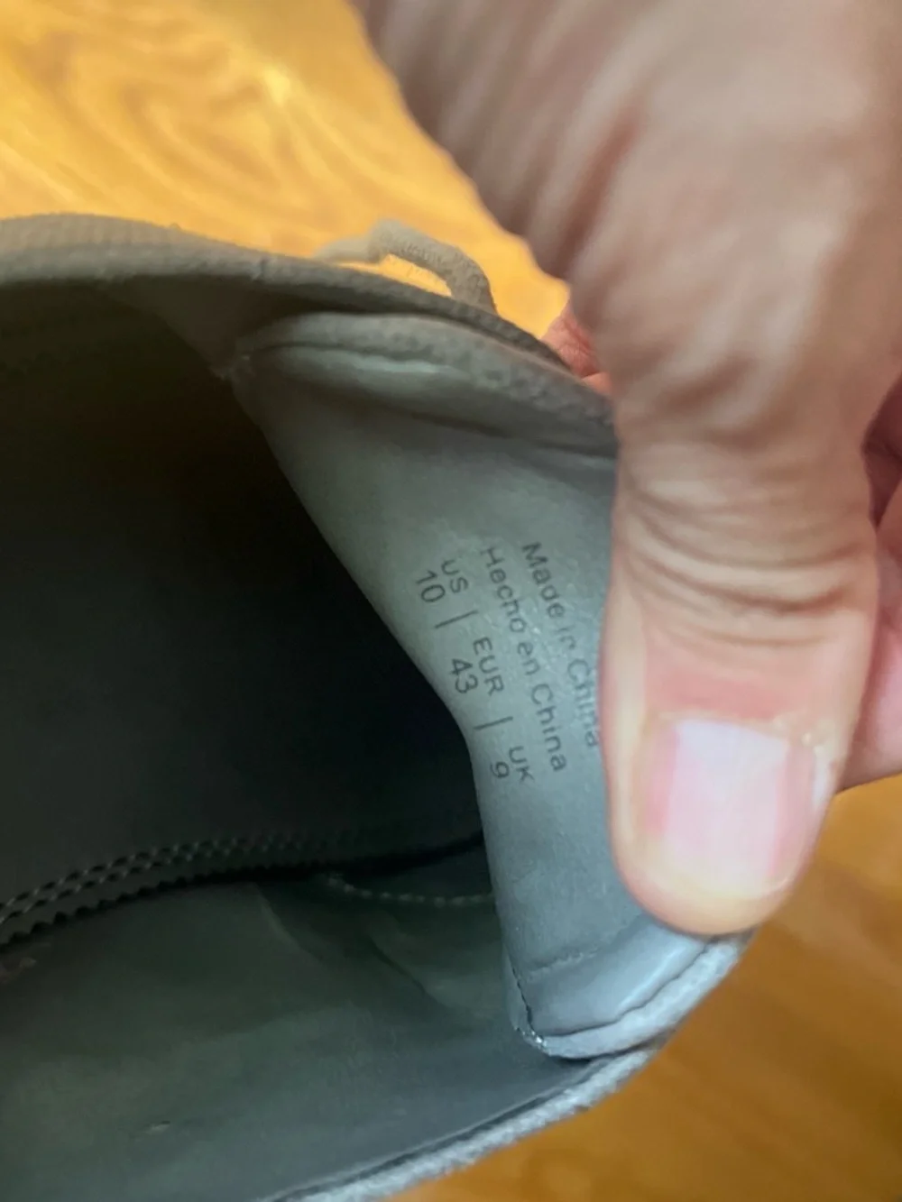 Aldo Men's Light Gray Canvas Derby Shoes